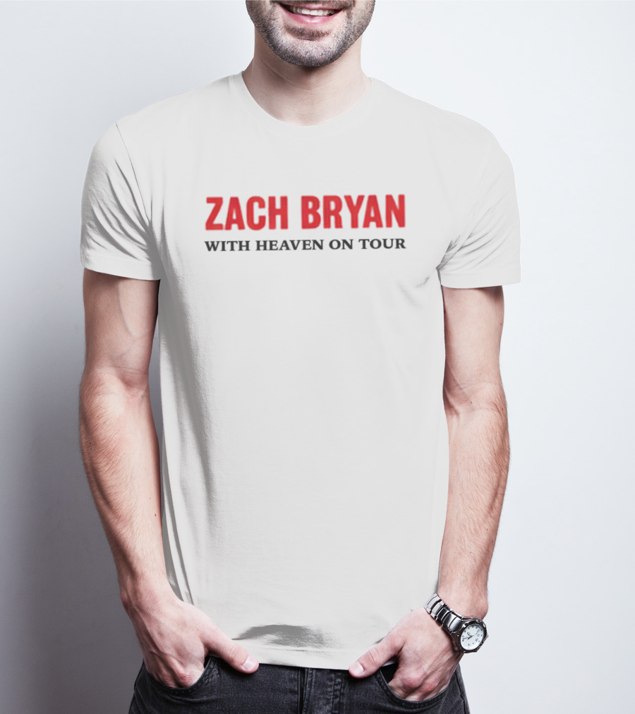 Zach Bryan The Woodlands 2026 With Heaven On Tour Dover DE September 18th 19th T-Shirt