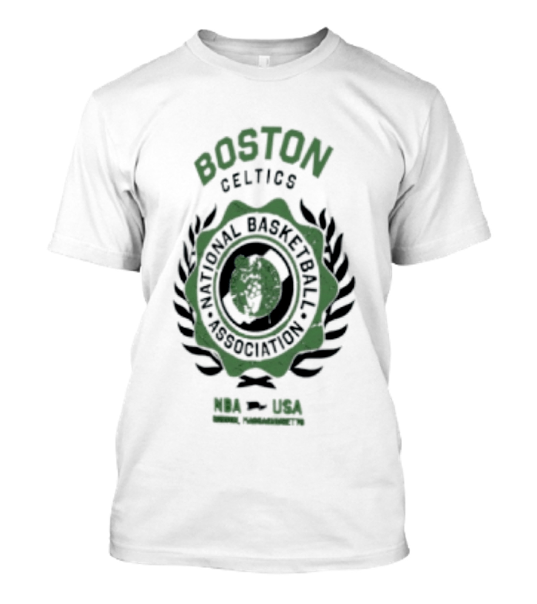 Boston Celtics NBA USA Laurel Crest 2026 T-Shirt