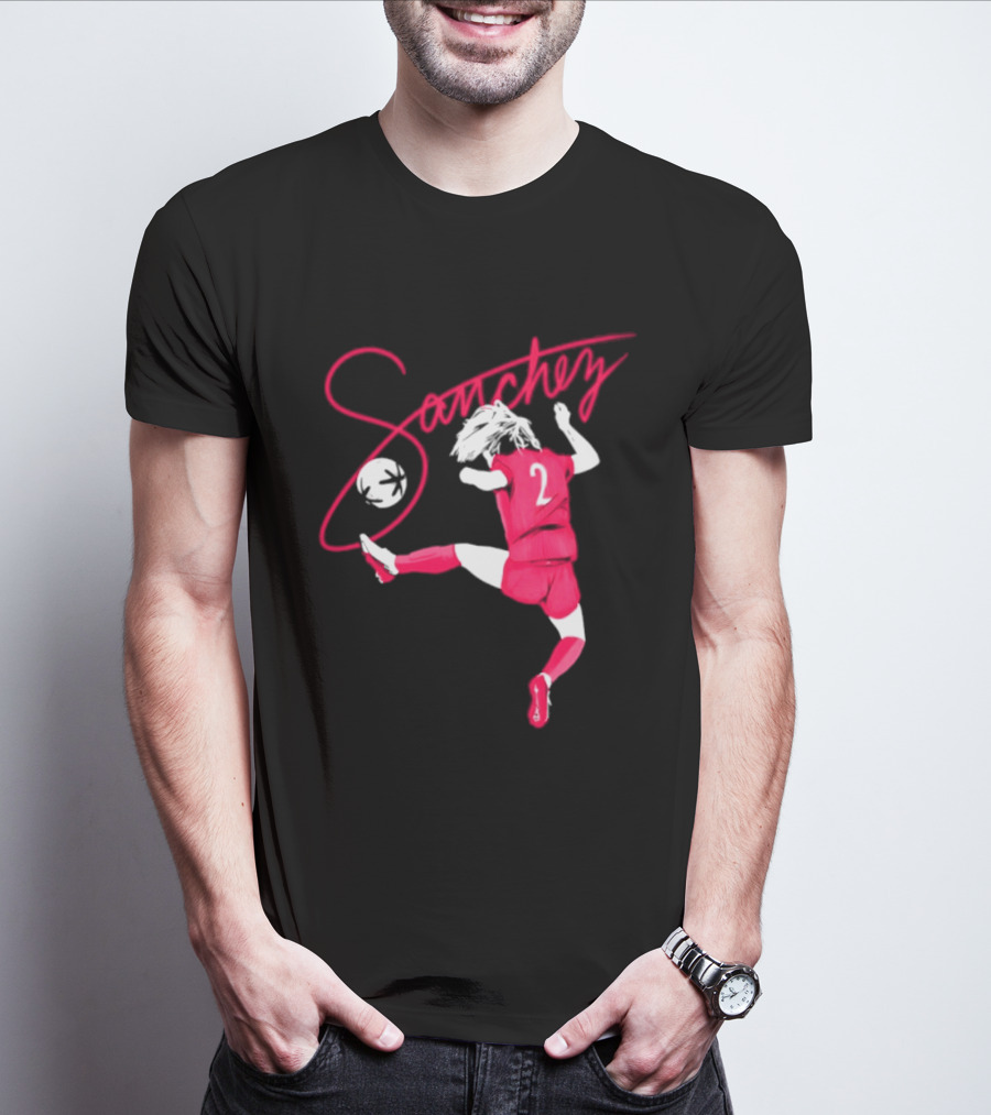Sanchez Number 2 Soccer Player Kick T-Shirt