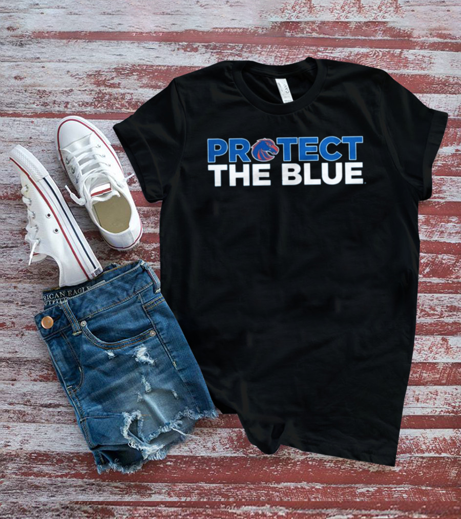 Boise State Broncos Football Protect The Blue T-Shirt