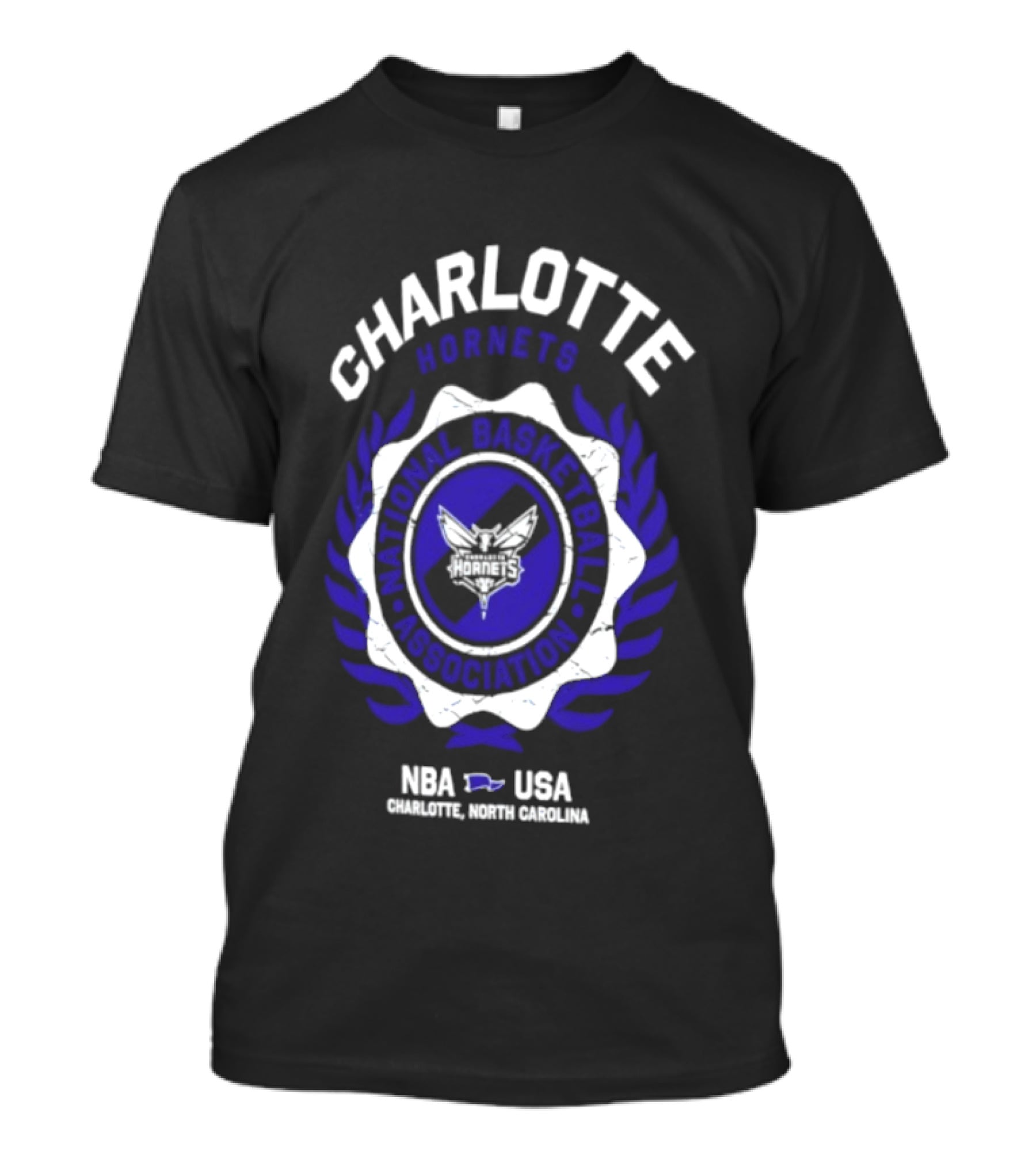 Charlotte Hornets NBA National Basketball Association Crest USA 2026 T-Shirt