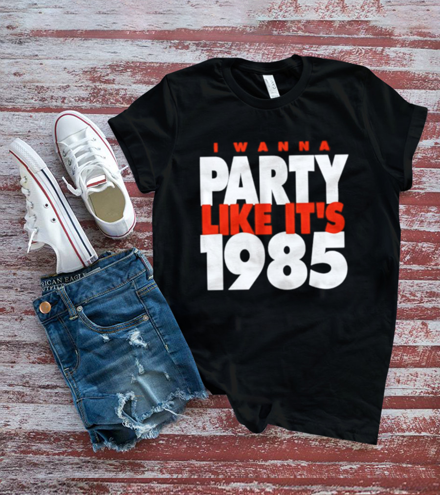 Chicago Bears I Wanna Party Like It's 1985 Retro Nostalgia T-Shirt