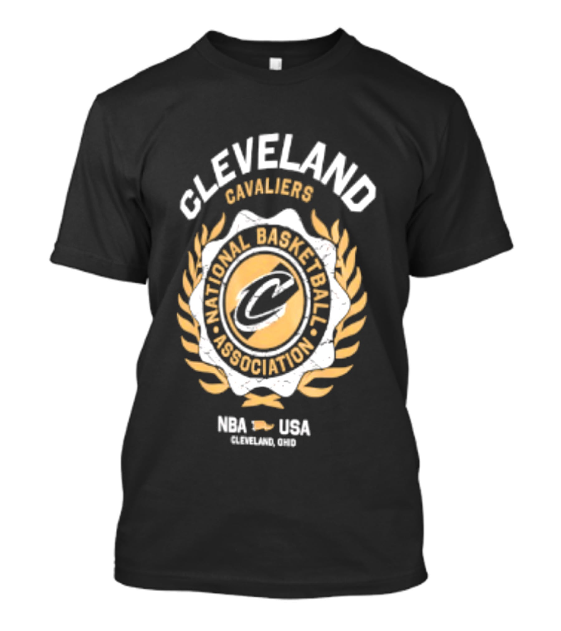 Cleveland Cavaliers National Basketball Association Laurel Crest NBA USA 2026 T-Shirt