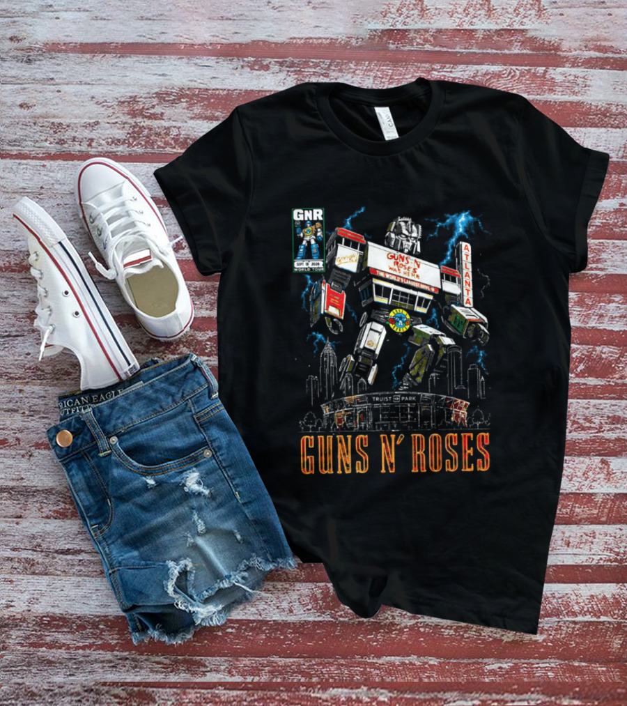 Guns N Roses Truist Park Atlanta GA 2026 Megazord Event September 19 T-Shirt