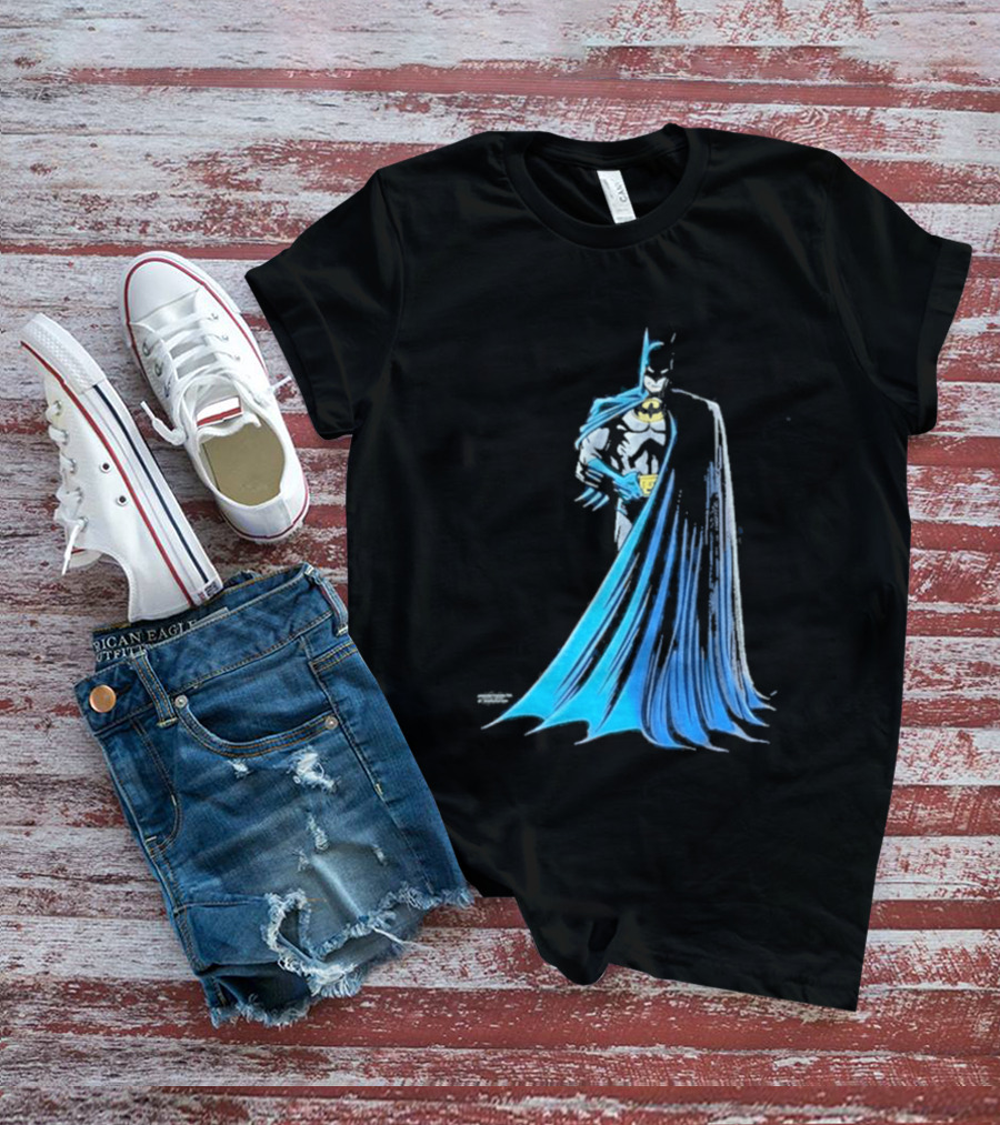 IShowSpeed 1989 Batman DC Comics Blue And Grey Cape T-Shirt
