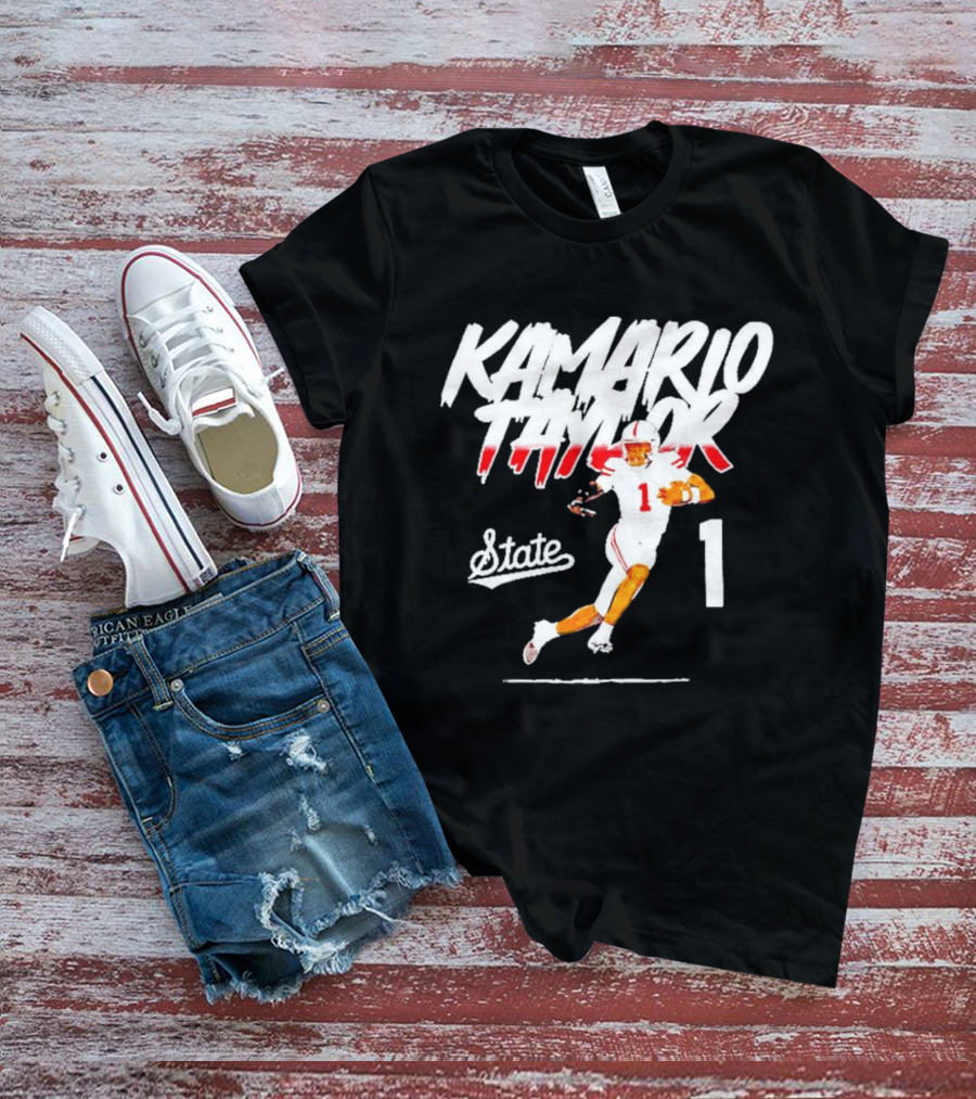 Kamario Taylor State 1 Football Player Bootleg T-Shirt