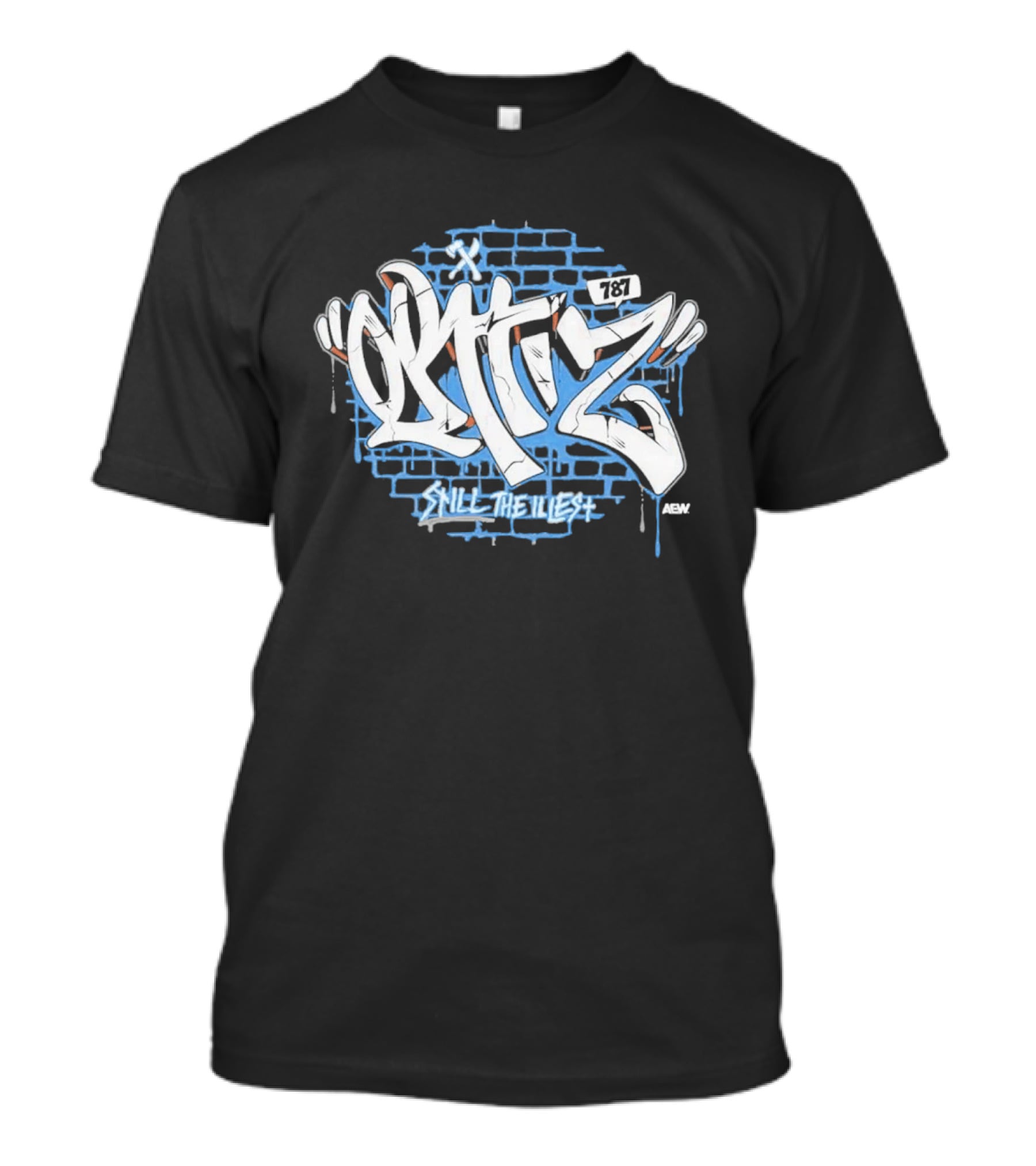 Ortiz Still The Illest Graffiti Style 787 Wall T-Shirt