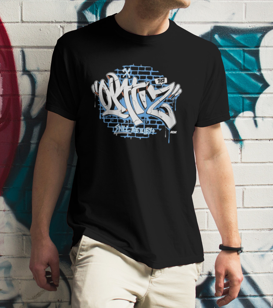 Ortiz Still The Illest Graffiti Style 787 Wall T-Shirt