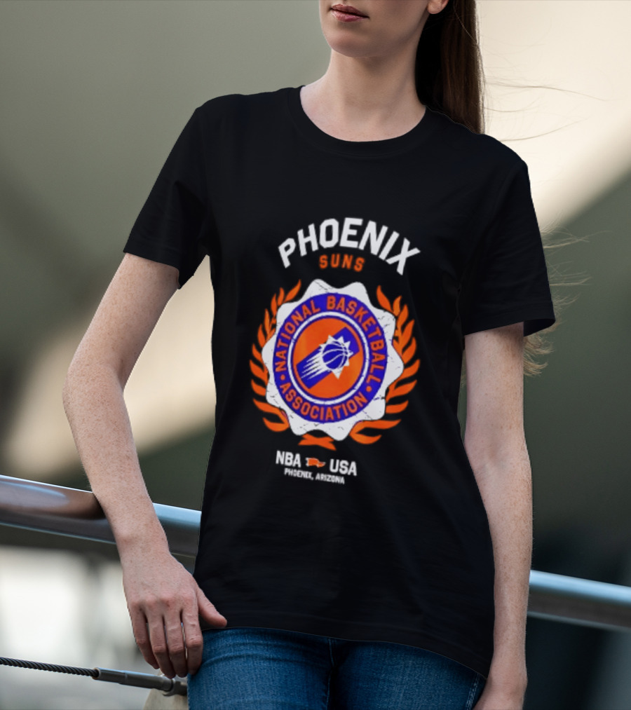 Phoenix Suns NBA National Basketball Association USA Laurel Crest 2026 T-Shirt