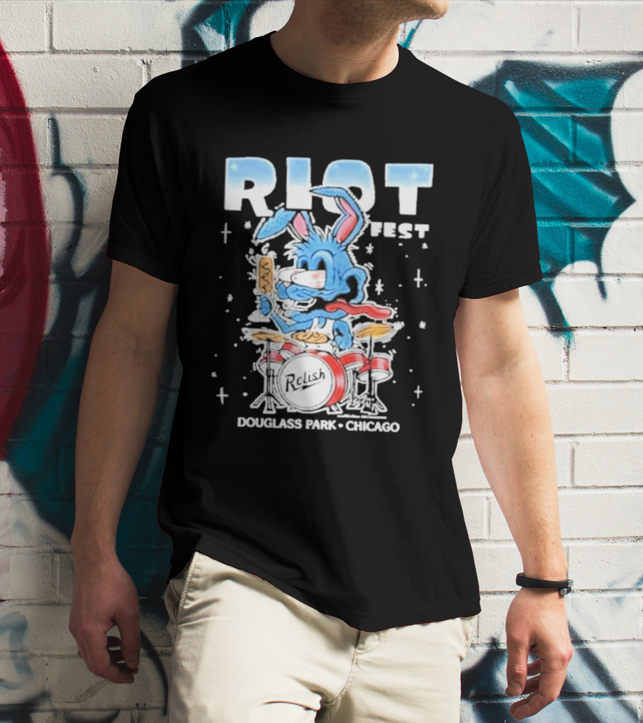 Riot Festival 2026 Douglass Park Chicago Relish Event T-Shirt