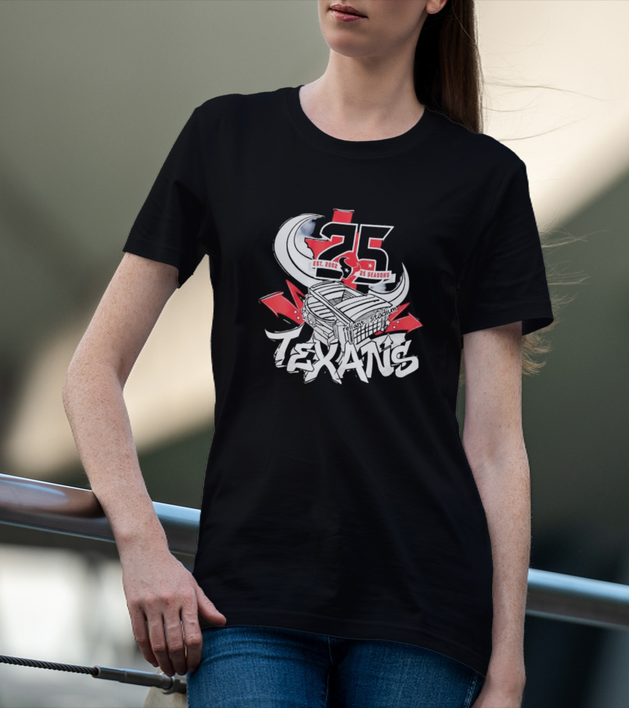 Texans 25 Seasons 2026 Est. 2002 Celebration T-Shirt