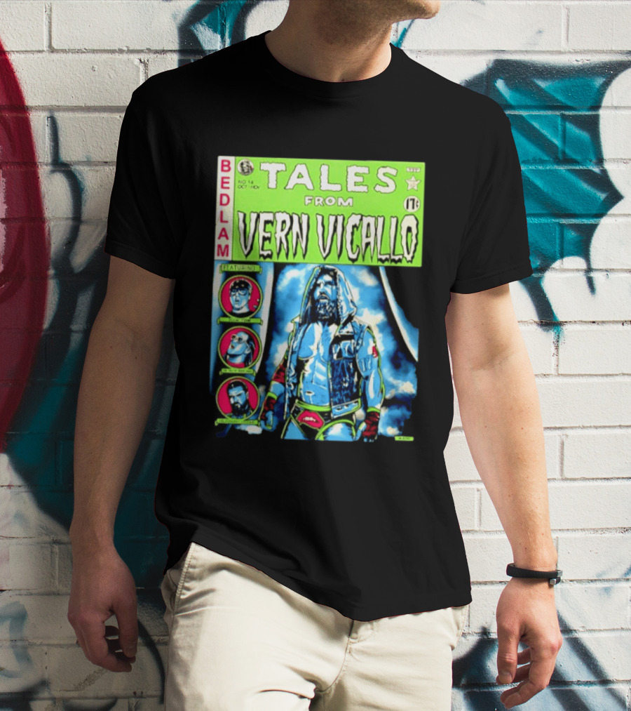 Tales From Vern Vicallo Featuring Bedlam Comic No 14 T-Shirt