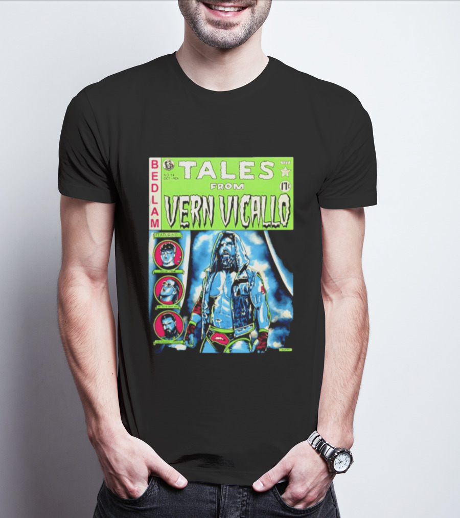 Tales From Vern Vicallo Featuring Bedlam Comic No 14 T-Shirt