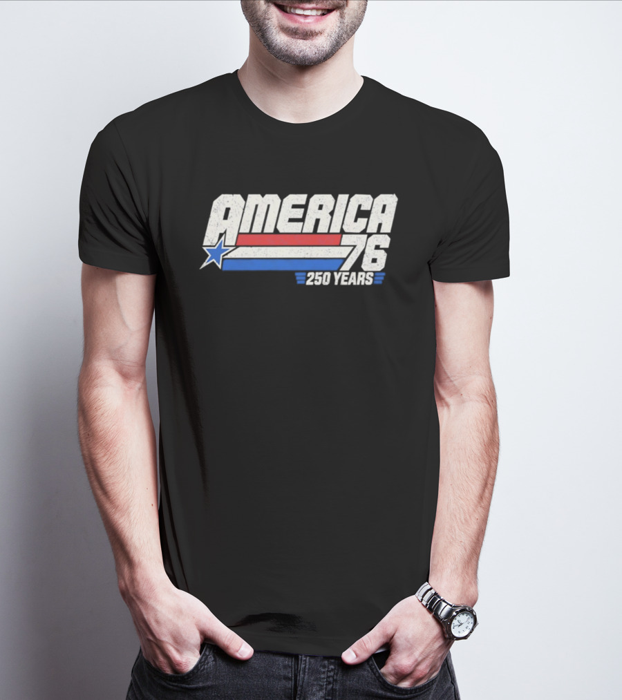 America 76 250 Years Star And Stripes Celebration T-Shirt