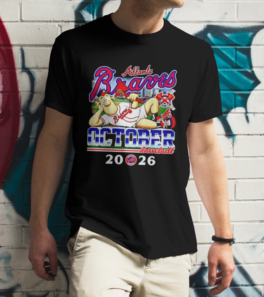 Atlanta Braves October Baseball 2026 MLB Postseason T-Shirt
