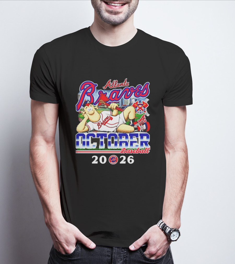 Atlanta Braves October Baseball 2026 MLB Postseason T-Shirt