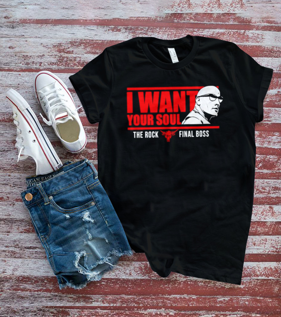I Want Your Soul The Rock Final Boss Brahma Bull T-Shirt