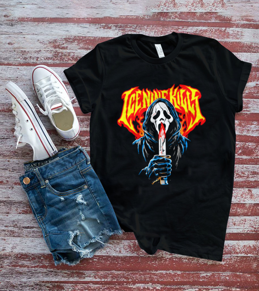 Louder Than Life 2026 Louisville Kentucky Ice Nine Kills Bloody Ghost Mask Knife T-Shirt