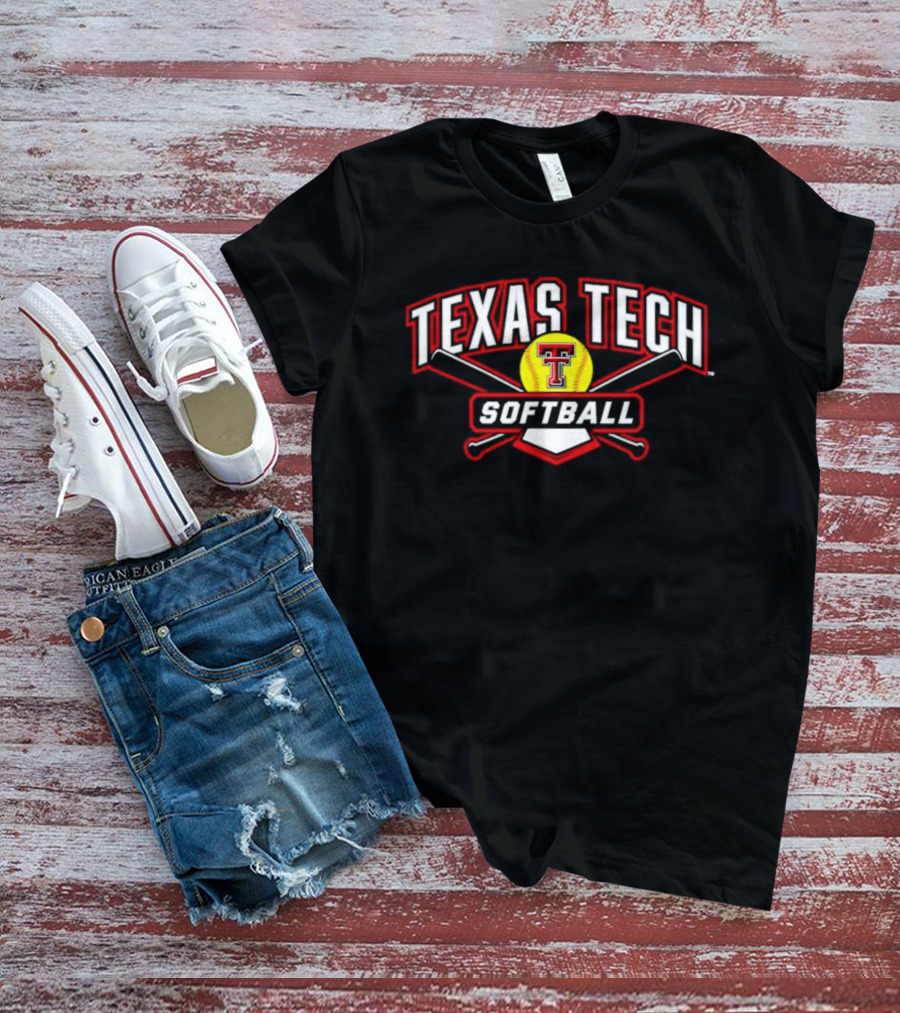 Texas Tech Red Raiders NCAA Softball 2026 College Sports T-Shirt