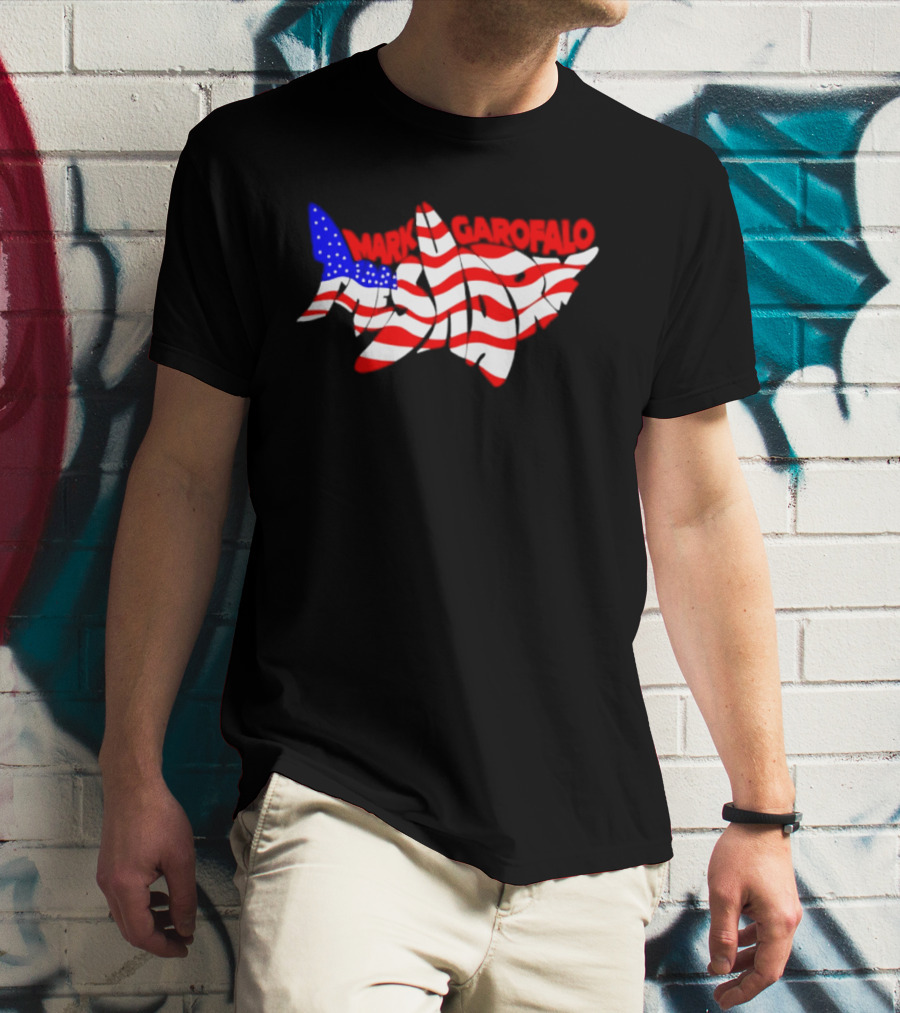 The American Muscle Shark USA Mark Garofalo Mark The Shark T-Shirt