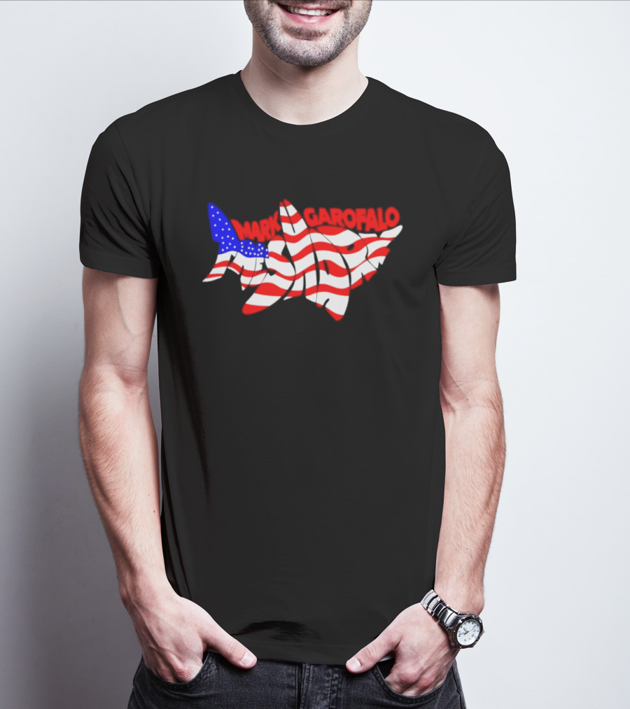 The American Muscle Shark USA Mark Garofalo Mark The Shark T-Shirt
