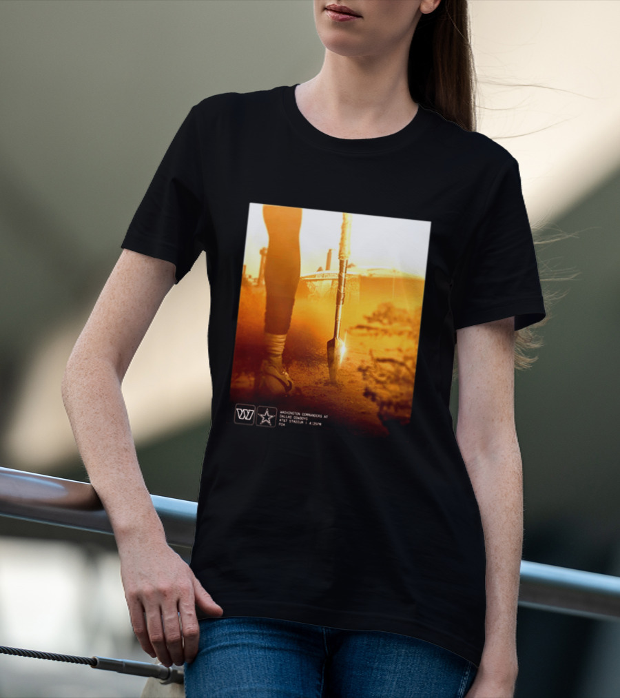 Washington Commanders At Dallas Cowboys AT&T Stadium September 21 2026 4:25 PM ET T-Shirt