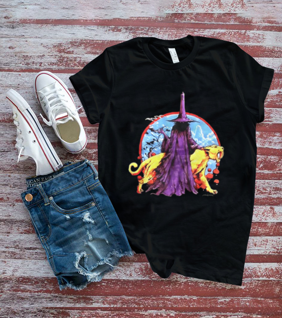 Wizard And Smilodon Super Teenage Death Star Group Intemperance Talent T-Shirt
