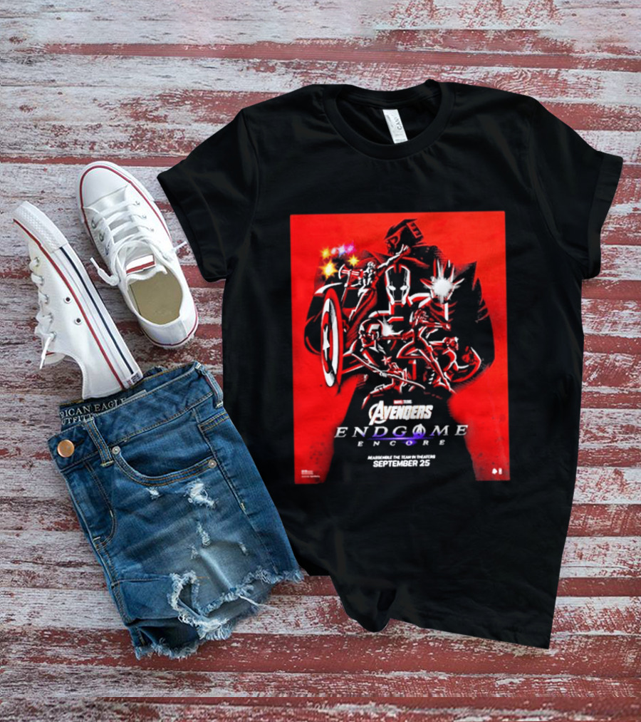 Avengers Endgame Encore 2026 Marvel Studios September 25 T-Shirt