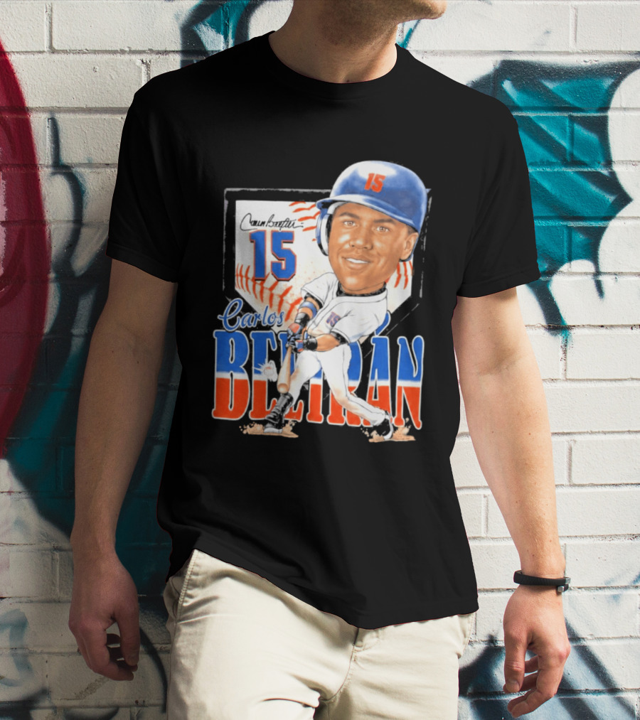 Carlos Beltran 15 NY Mets Baseball Art 2026 T-Shirt