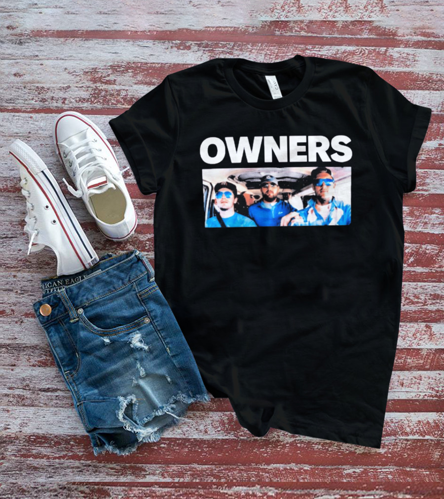 OWNERS Ride Together Sunglasses And Blue Outfits T-Shirt