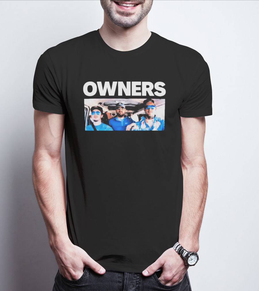 OWNERS Ride Together Sunglasses And Blue Outfits T-Shirt