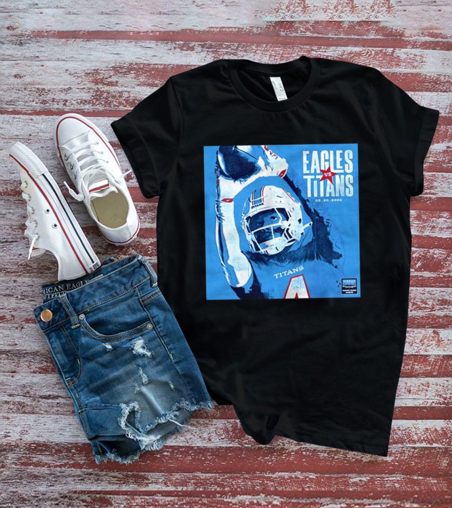 Eagles Vs Titans September 20 2026 Nissan Stadium Nashville TN T-Shirt