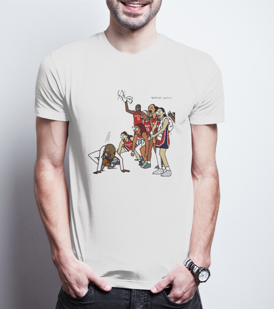 Basketball Team Washington Celebration Barking Noises T-Shirt