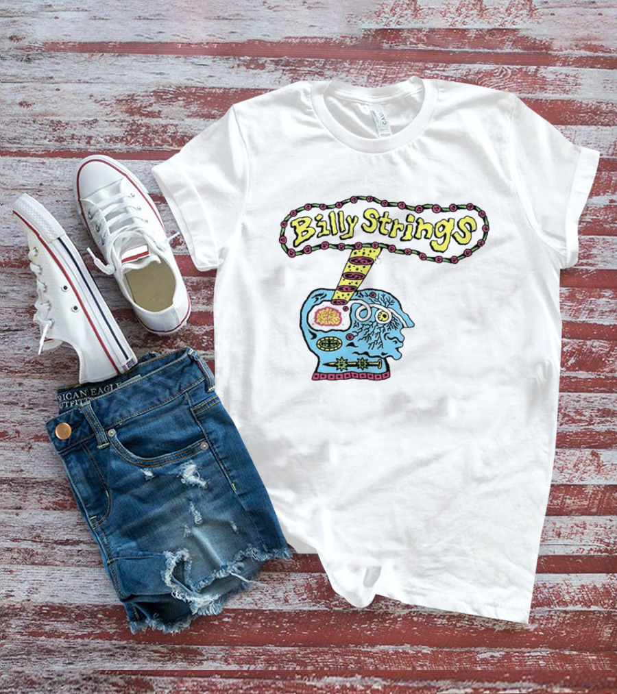 Billy Strings Fall 2026 Merchandise Head Lanceleee Psychedelic Brain T-Shirt