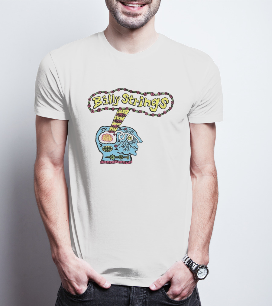 Billy Strings Fall 2026 Merchandise Head Lanceleee Psychedelic Brain T-Shirt