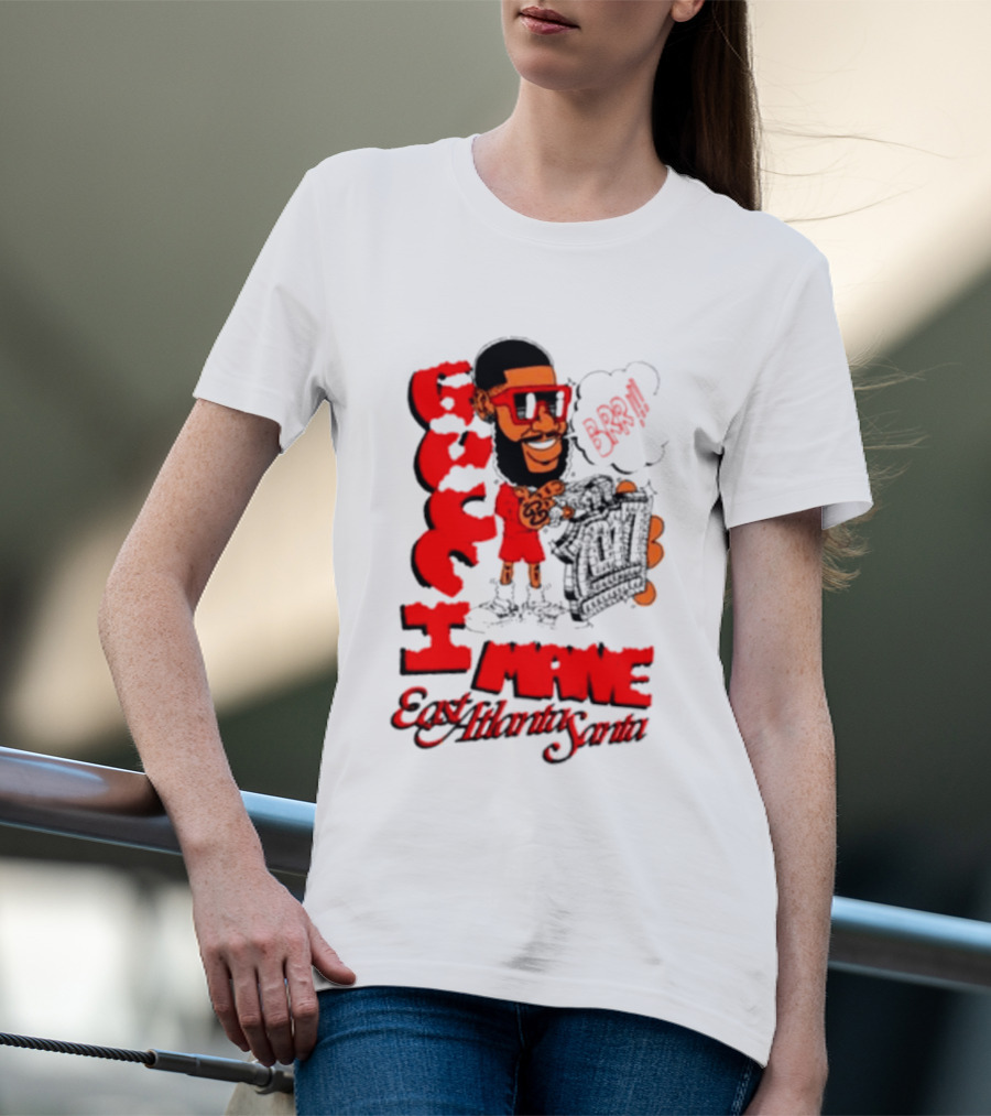 Gucci Mane Brr East Atlanta Santa Christmas T-Shirt