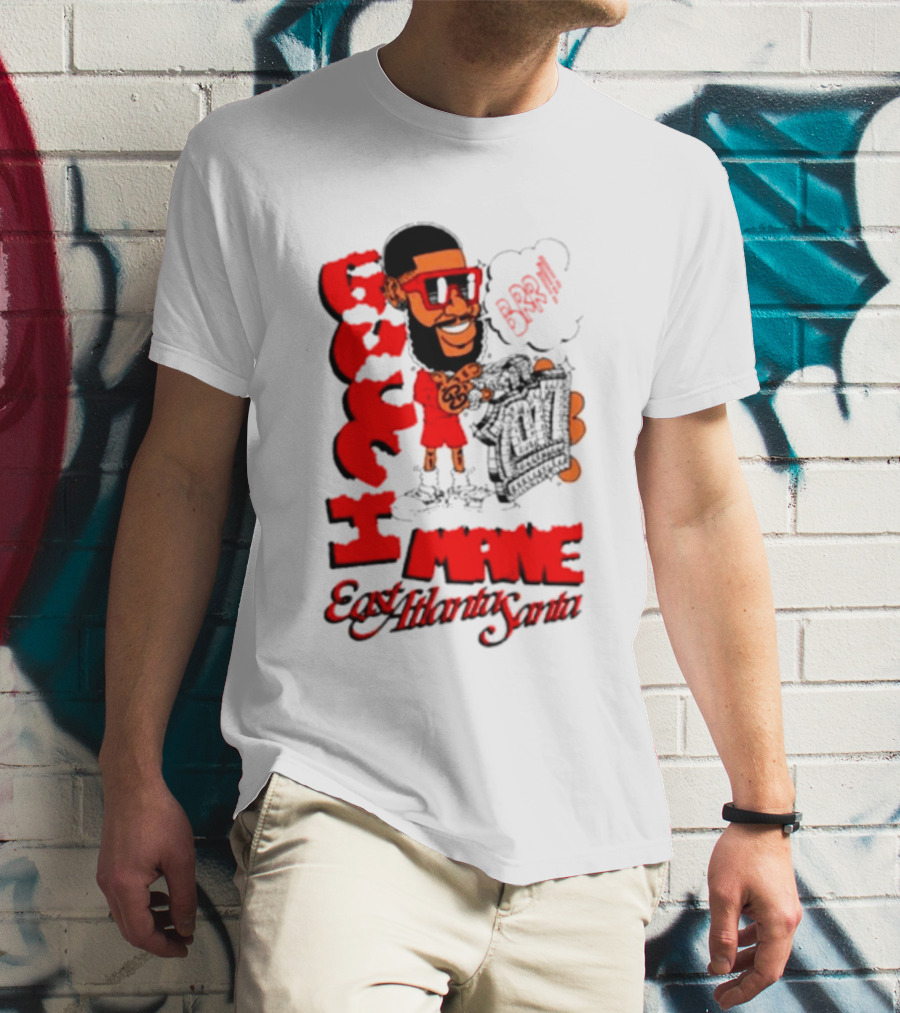 Gucci Mane Brr East Atlanta Santa Christmas T-Shirt