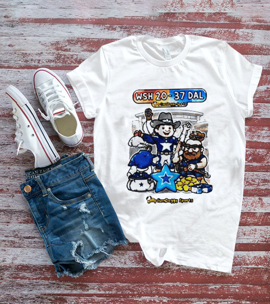 WSH 20 37 DAL Victory Celebration Cowboys Stadium T-Shirt
