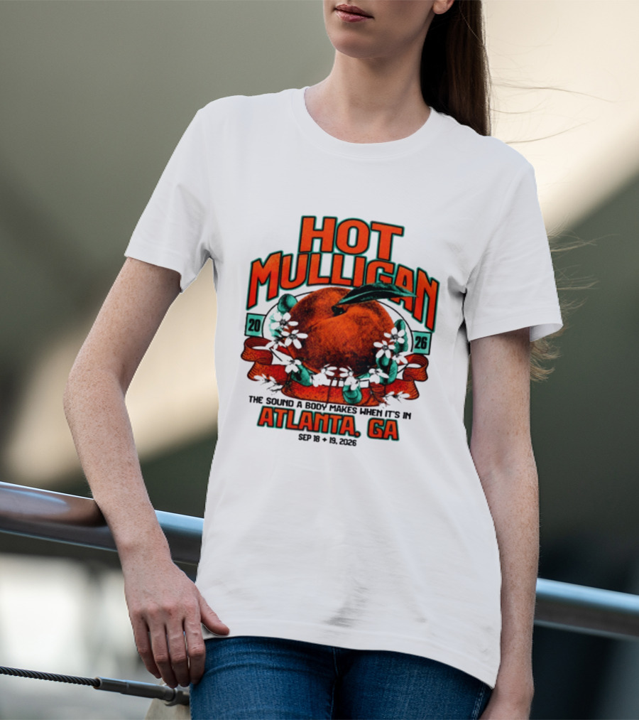 Hot Mulligan The Sound A Body Makes Atlanta GA 2026 T-Shirt