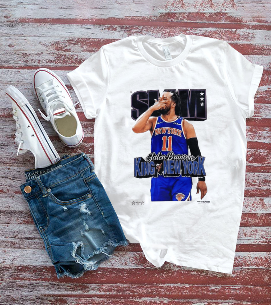 SLAM Magazine Jalen Brunson King Of New York Basketball 11 T-Shirt