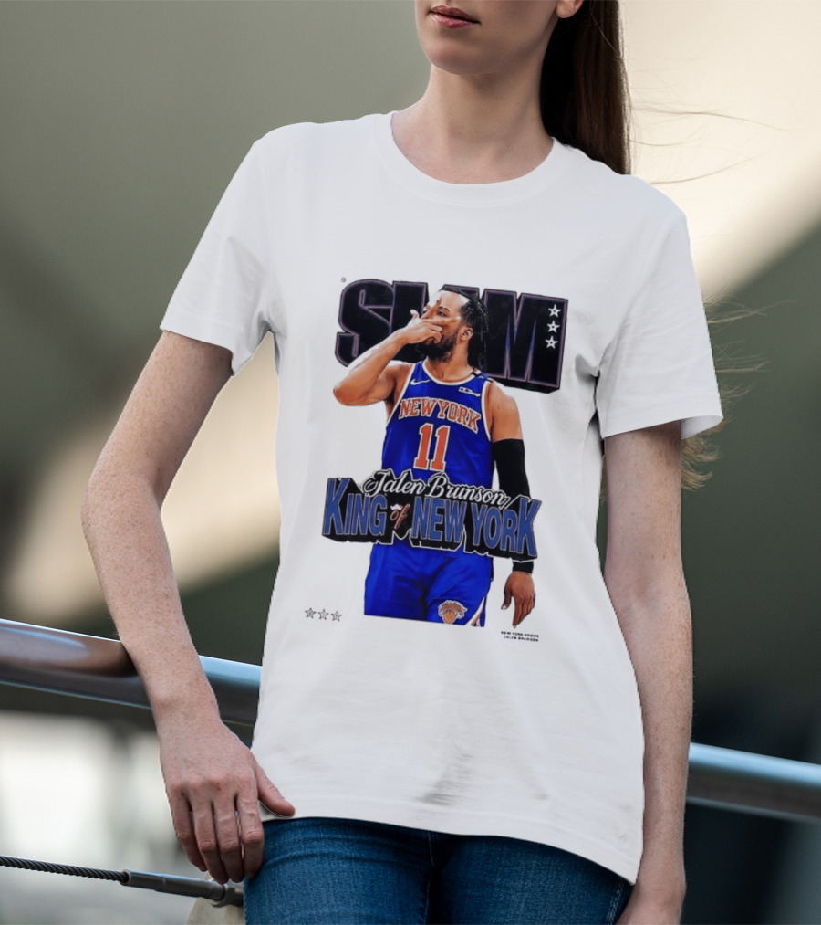 SLAM Magazine Jalen Brunson King Of New York Basketball 11 T-Shirt