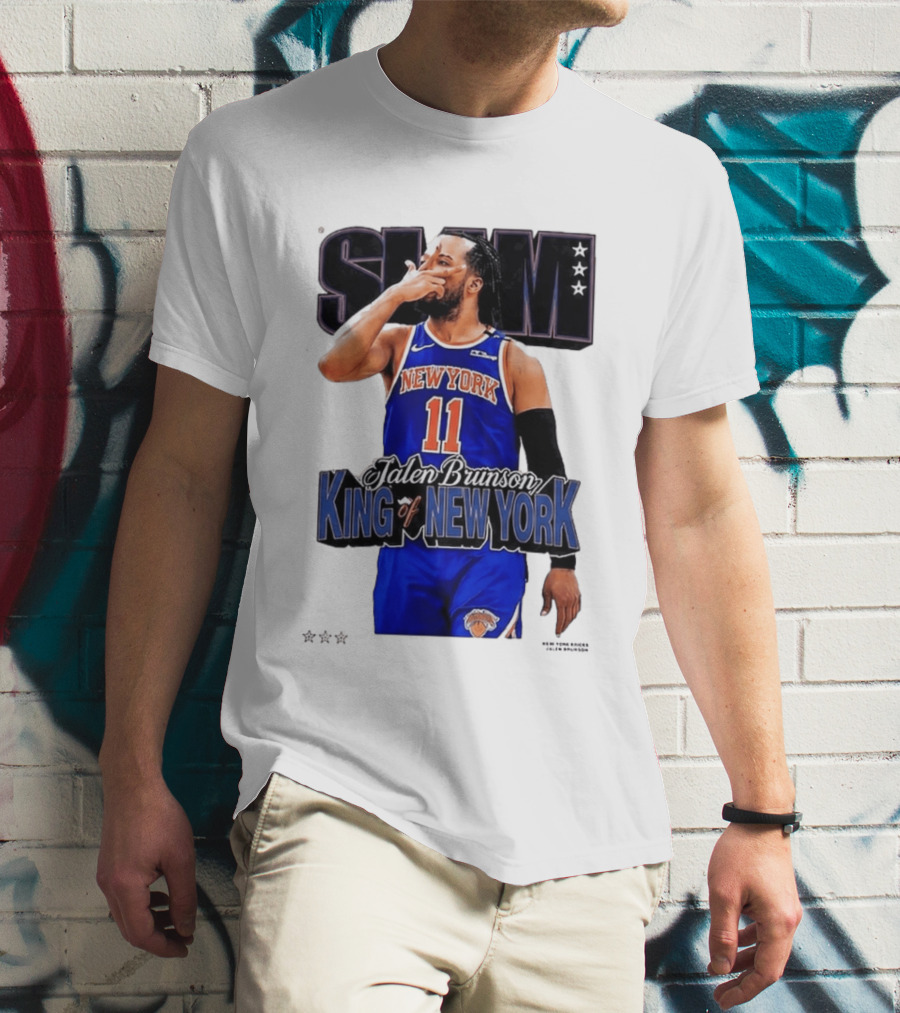 SLAM Magazine Jalen Brunson King Of New York Basketball 11 T-Shirt