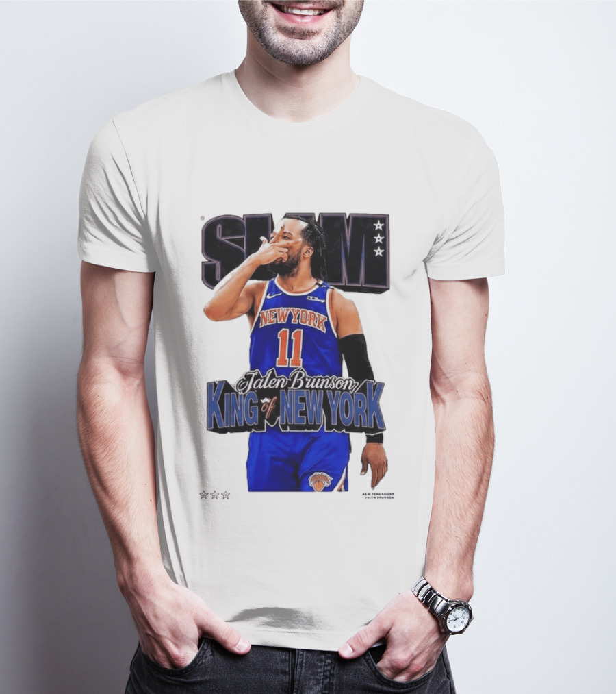 SLAM Magazine Jalen Brunson King Of New York Basketball 11 T-Shirt
