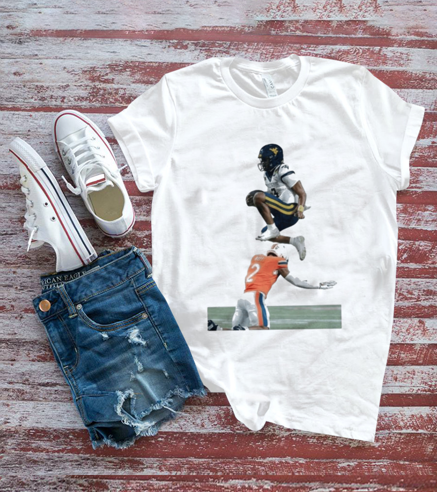Michael Hawkins Jr Donavon Platt Football Leap Duke's Mayo T-Shirt