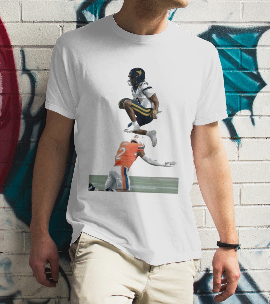 Michael Hawkins Jr Donavon Platt Football Leap Duke's Mayo T-Shirt