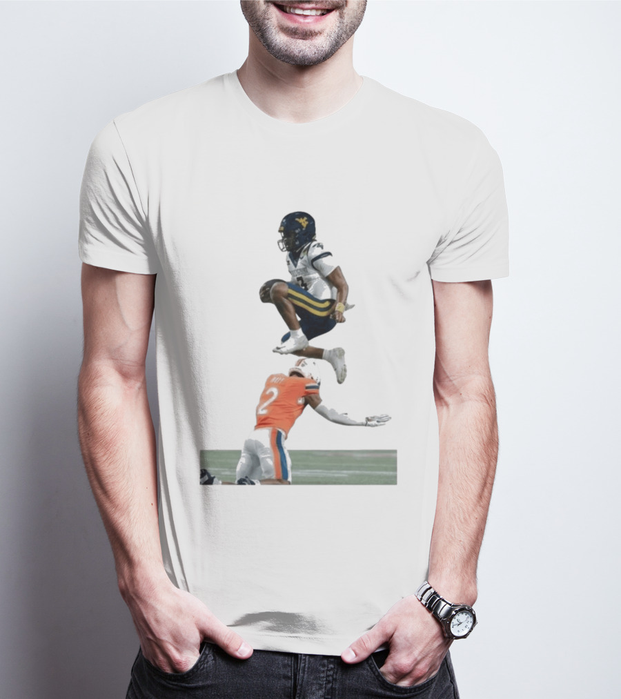 Michael Hawkins Jr Donavon Platt Football Leap Duke's Mayo T-Shirt