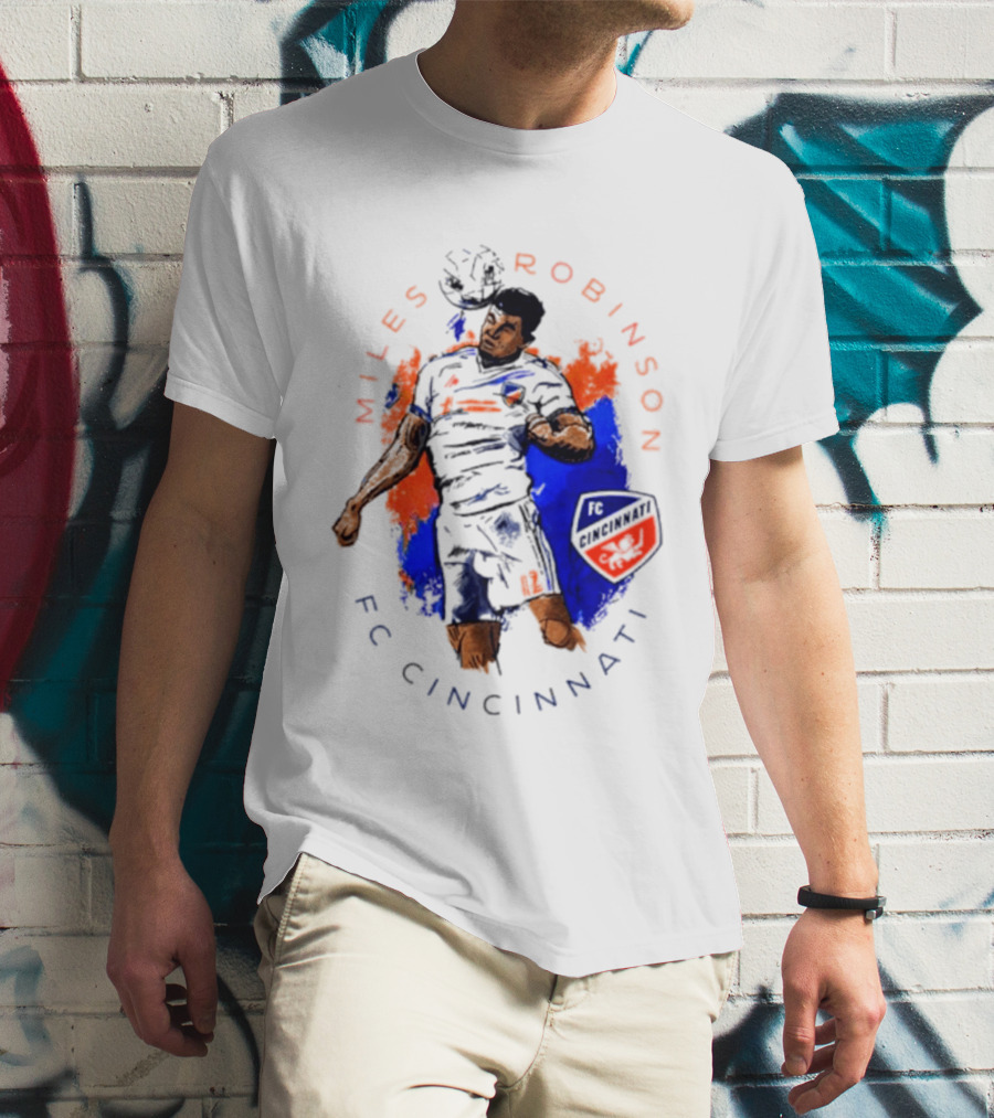 Miles Robinson FC Cincinnati Player Make Your Mark T-Shirt