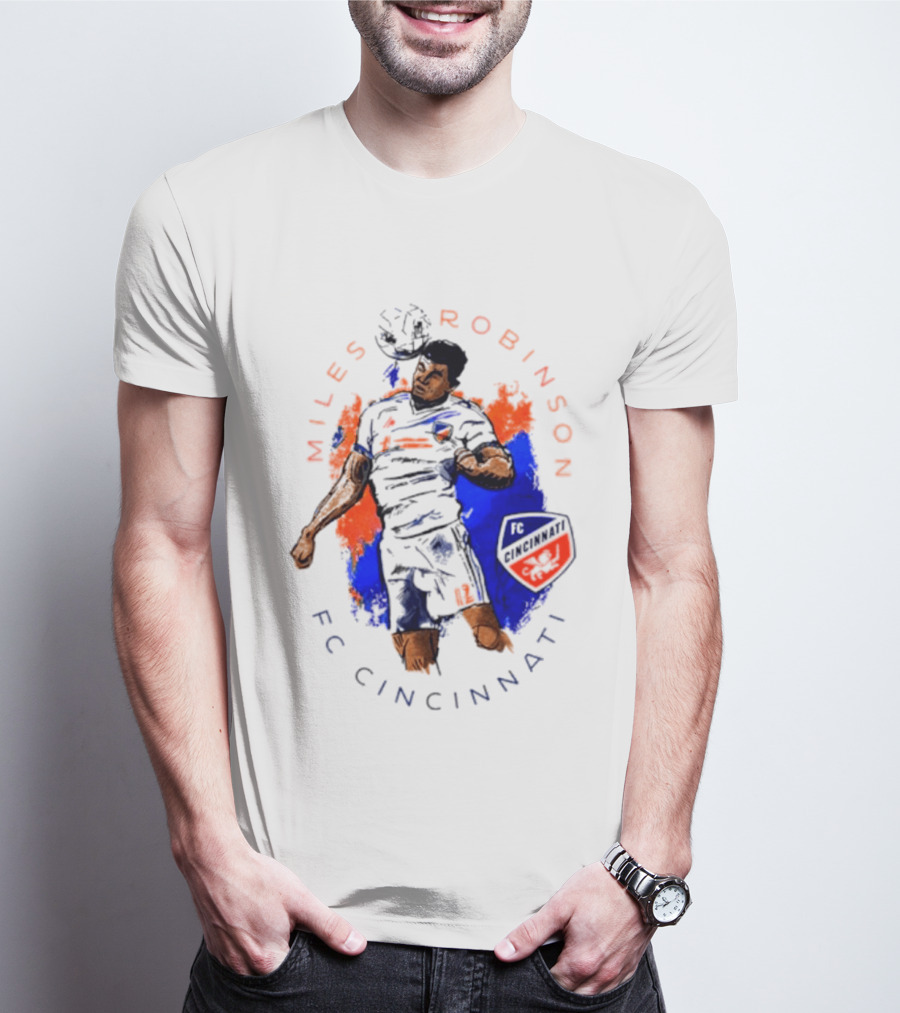 Miles Robinson FC Cincinnati Player Make Your Mark T-Shirt