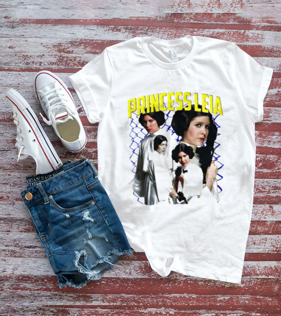 Princess Leia Star Wars Legends Bootleg Retro Fan T-Shirt