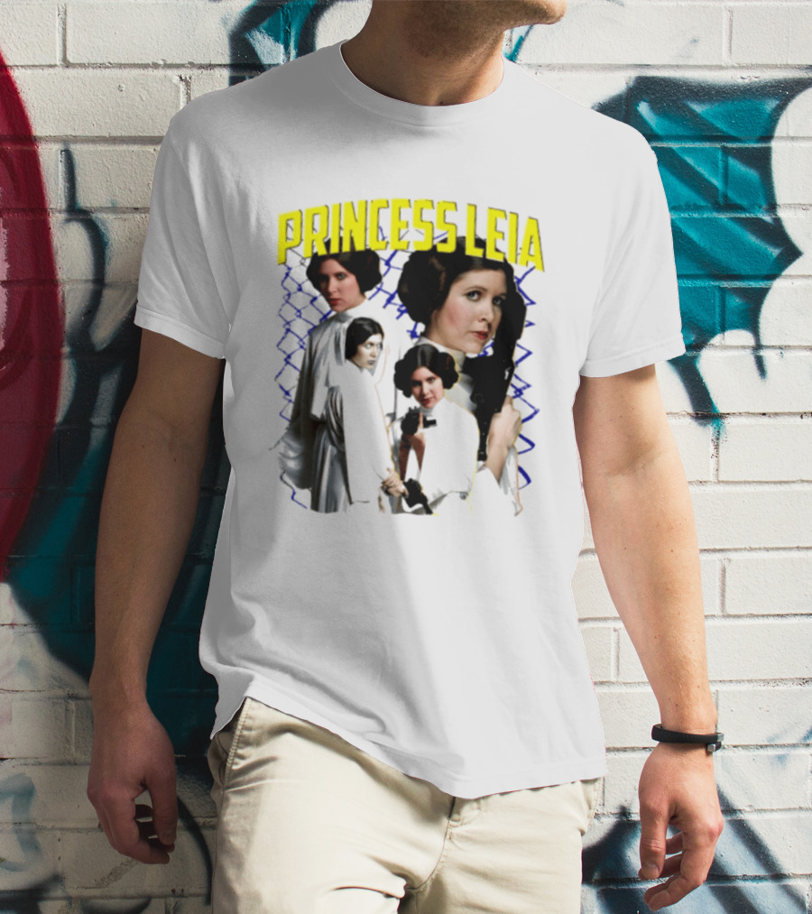 Princess Leia Star Wars Legends Bootleg Retro Fan T-Shirt